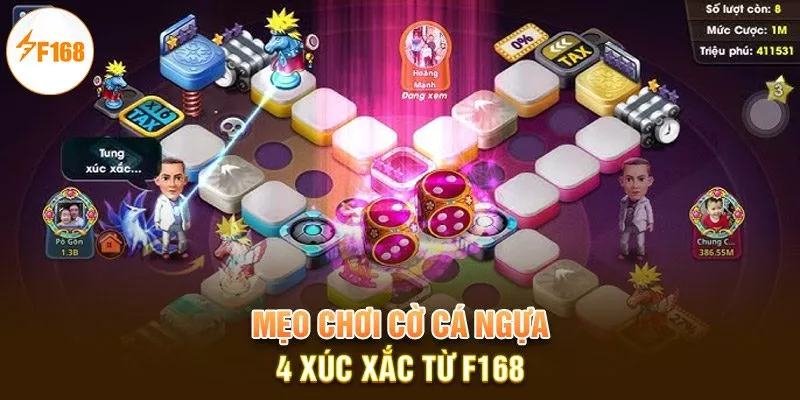 Cách Chơi Cờ Cá Ngựa 4 Xúc Xắc - Bí Kíp Bất Bại Từ F168 4 Mẹo chơi cờ cá ngựa 4 xúc xắc từ F168